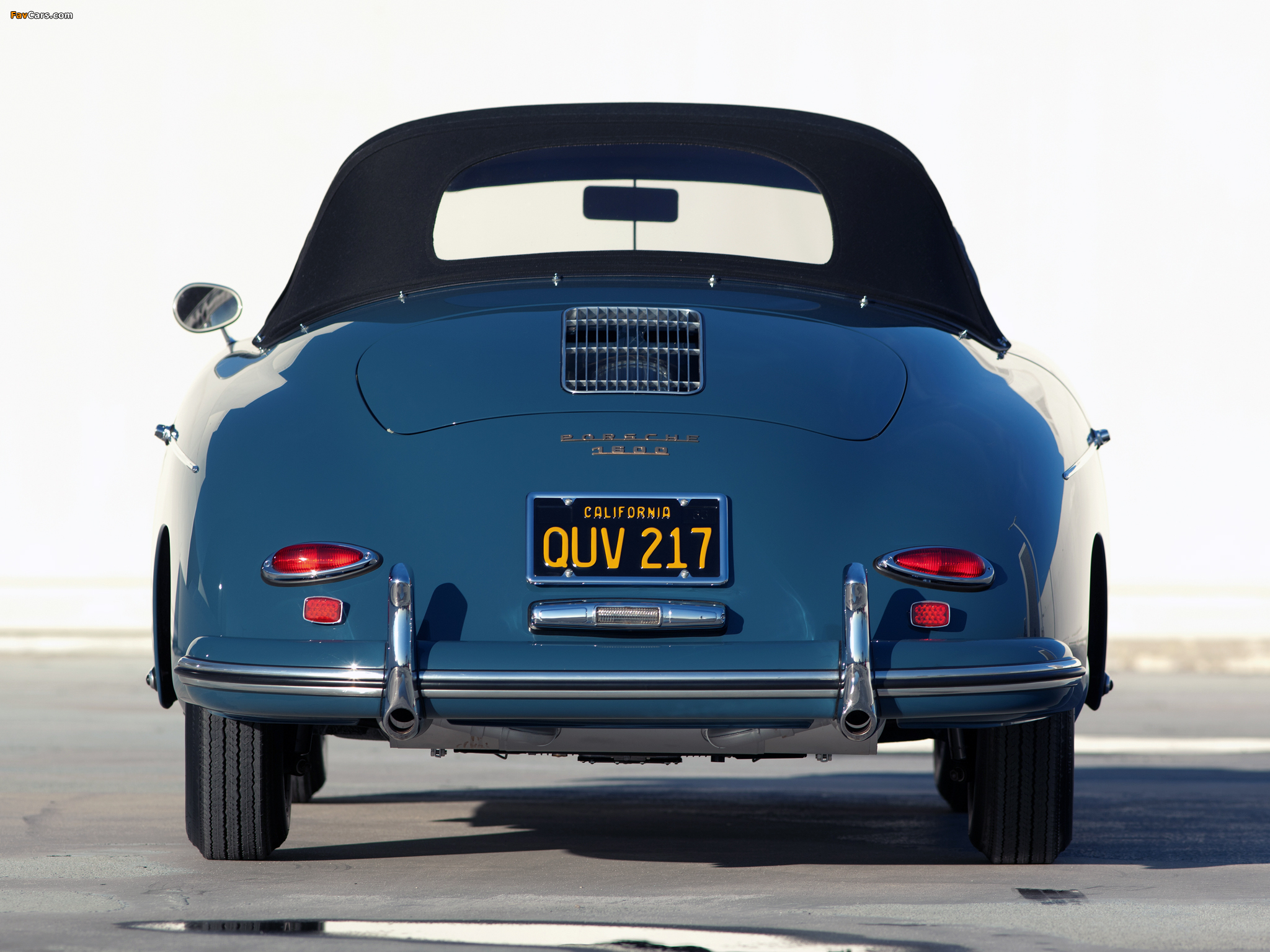 Porsche 356A 1600 Speedster 1956–58 photos (2048 x 1536)