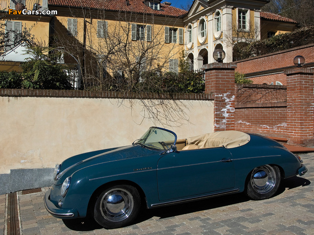 Porsche 356A 1600 Speedster 1956–58 photos (640 x 480)