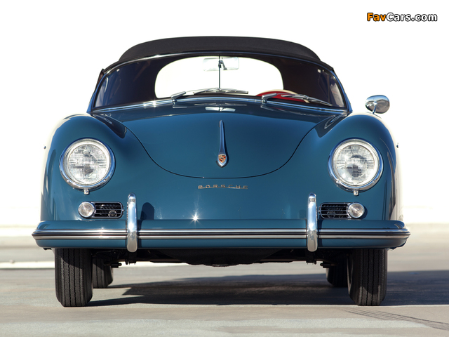 Porsche 356A 1600 Speedster 1956–58 pictures (640 x 480)