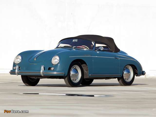 Porsche 356A 1600 Speedster 1956–58 wallpapers (640 x 480)