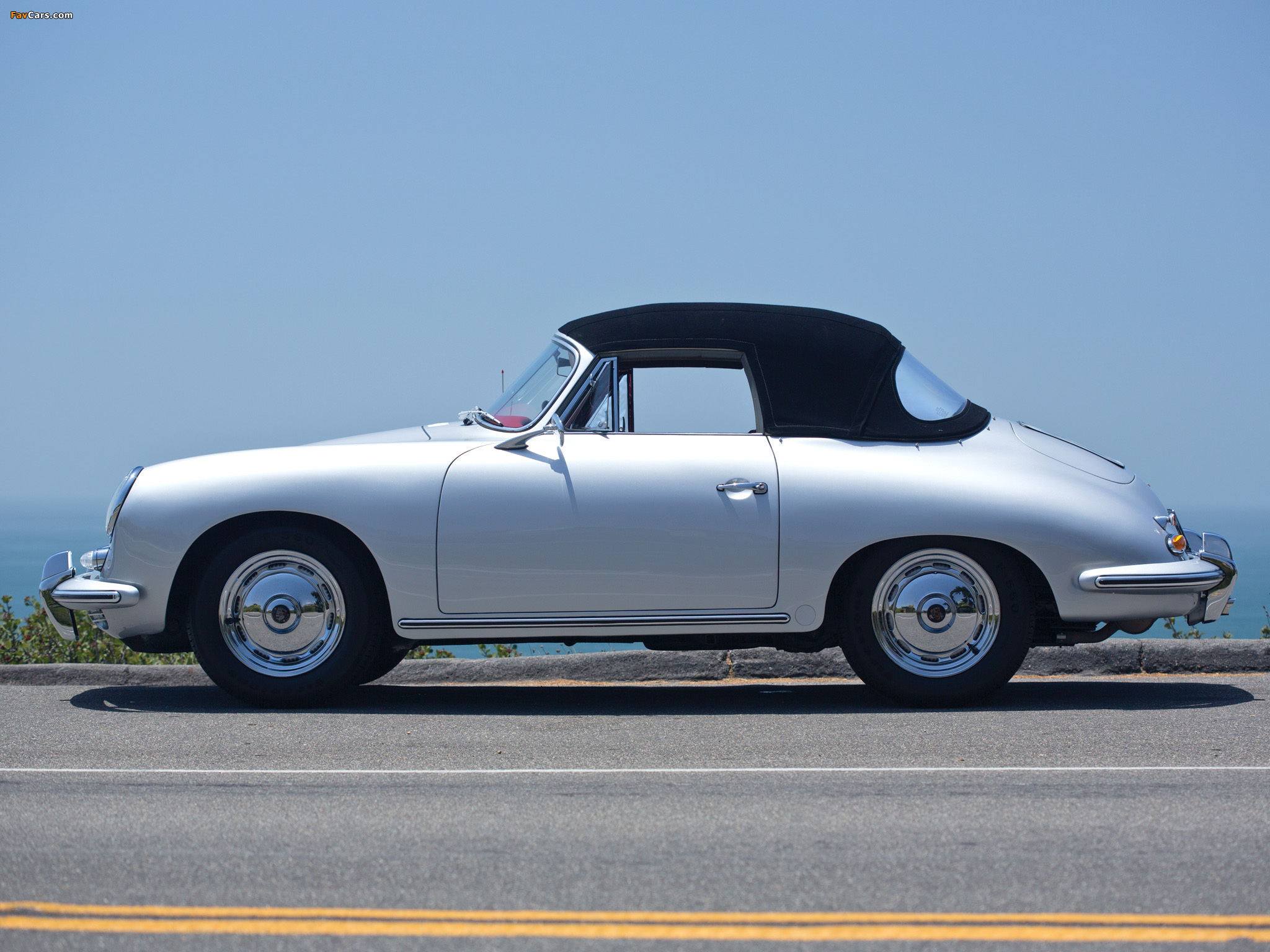 Images of Porsche 356B 1600 S Cabriolet US-spec (T6) 1962–63 (2048 x 1536)