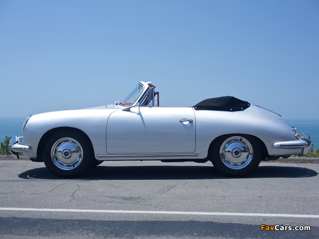 Images of Porsche 356B 1600 S Cabriolet US-spec (T6) 1962–63 (640 x 480)