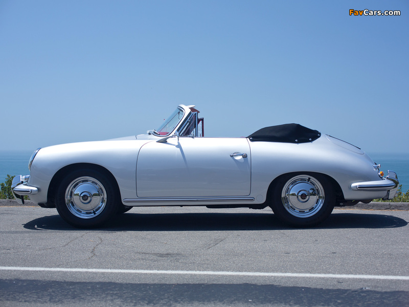 Images of Porsche 356B 1600 S Cabriolet US-spec (T6) 1962–63 (800 x 600)