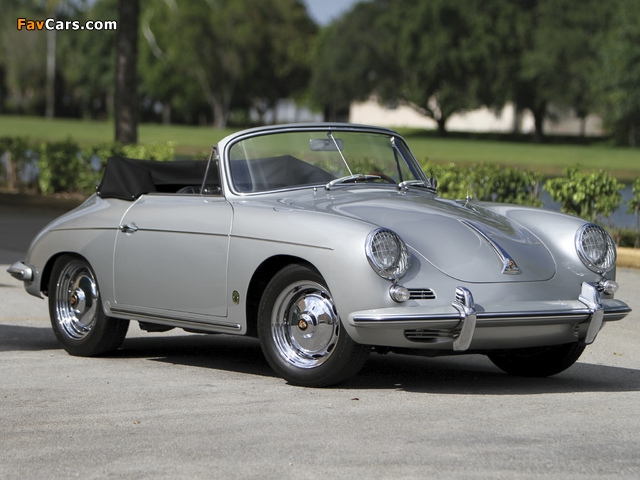 Images of Porsche 356B 1600 Cabriolet by Reutter (T6) 1962–63 (640 x 480)