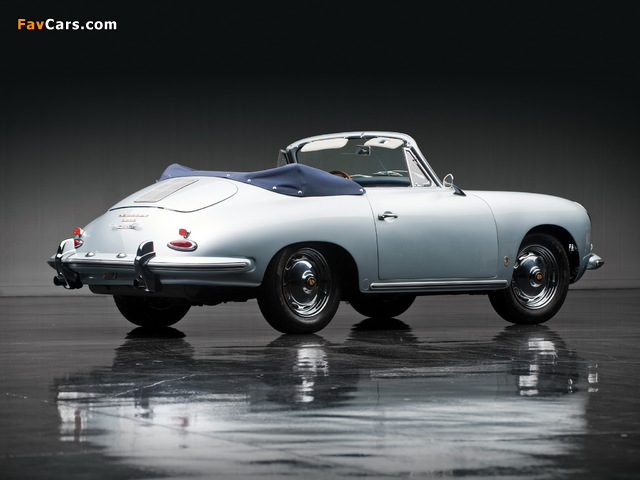 Photos of Porsche 356B 1600 Cabriolet by Reutter (T5) 1960–62 (640 x 480)