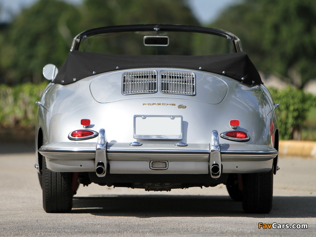 Photos of Porsche 356B 1600 Cabriolet by Reutter (T6) 1962–63 (640 x 480)