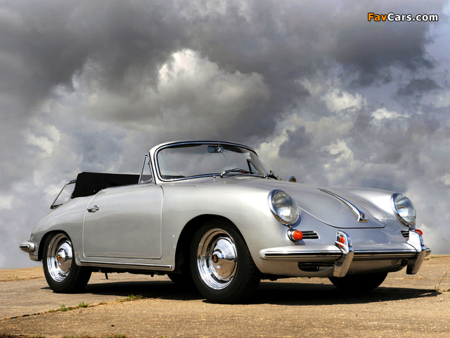 Photos of Porsche 356B 1600 SC Cabriolet (T6) 1962–63 (640 x 480)