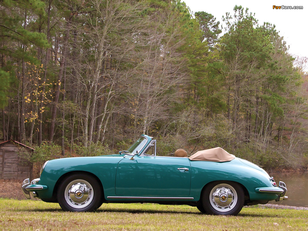 Pictures of Porsche 356B 1600 Cabriolet 1959–63 (1024 x 768)