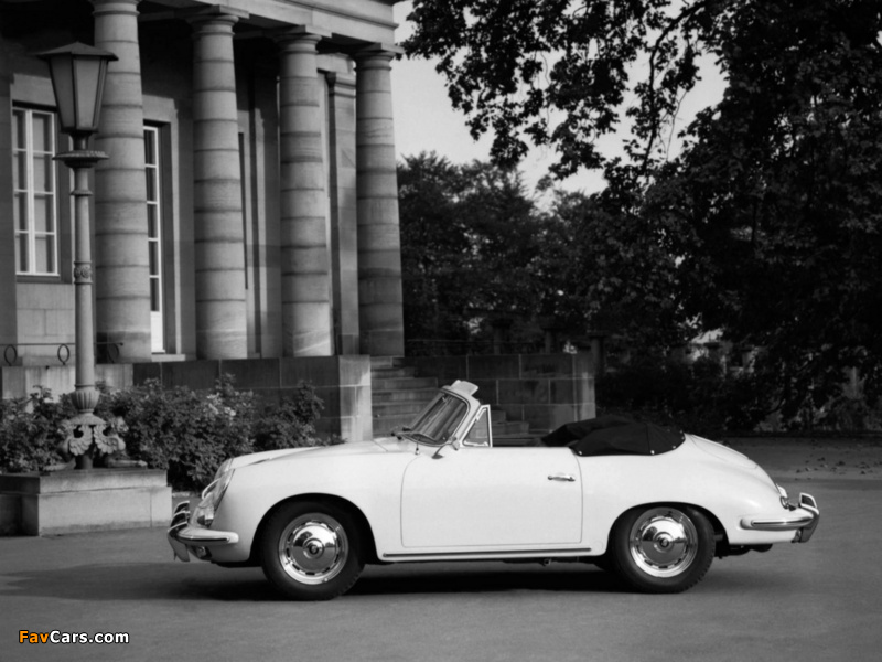 Porsche 356B 1600 Cabriolet 1959–63 photos (800 x 600)