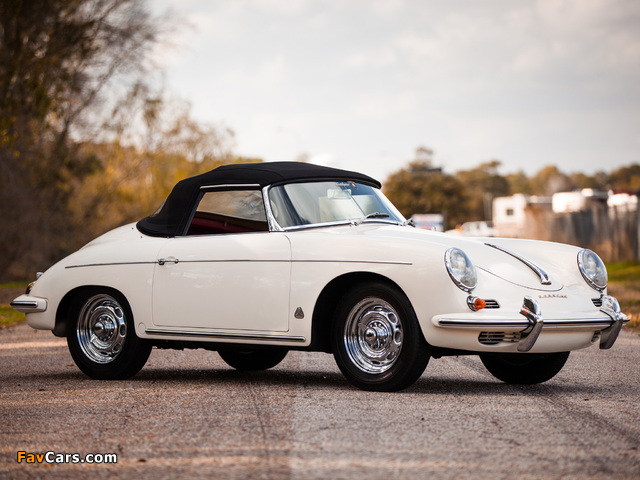 Porsche 356B 1600 Super Roadster by Drauz (T5) 1959–62 wallpapers (640 x 480)