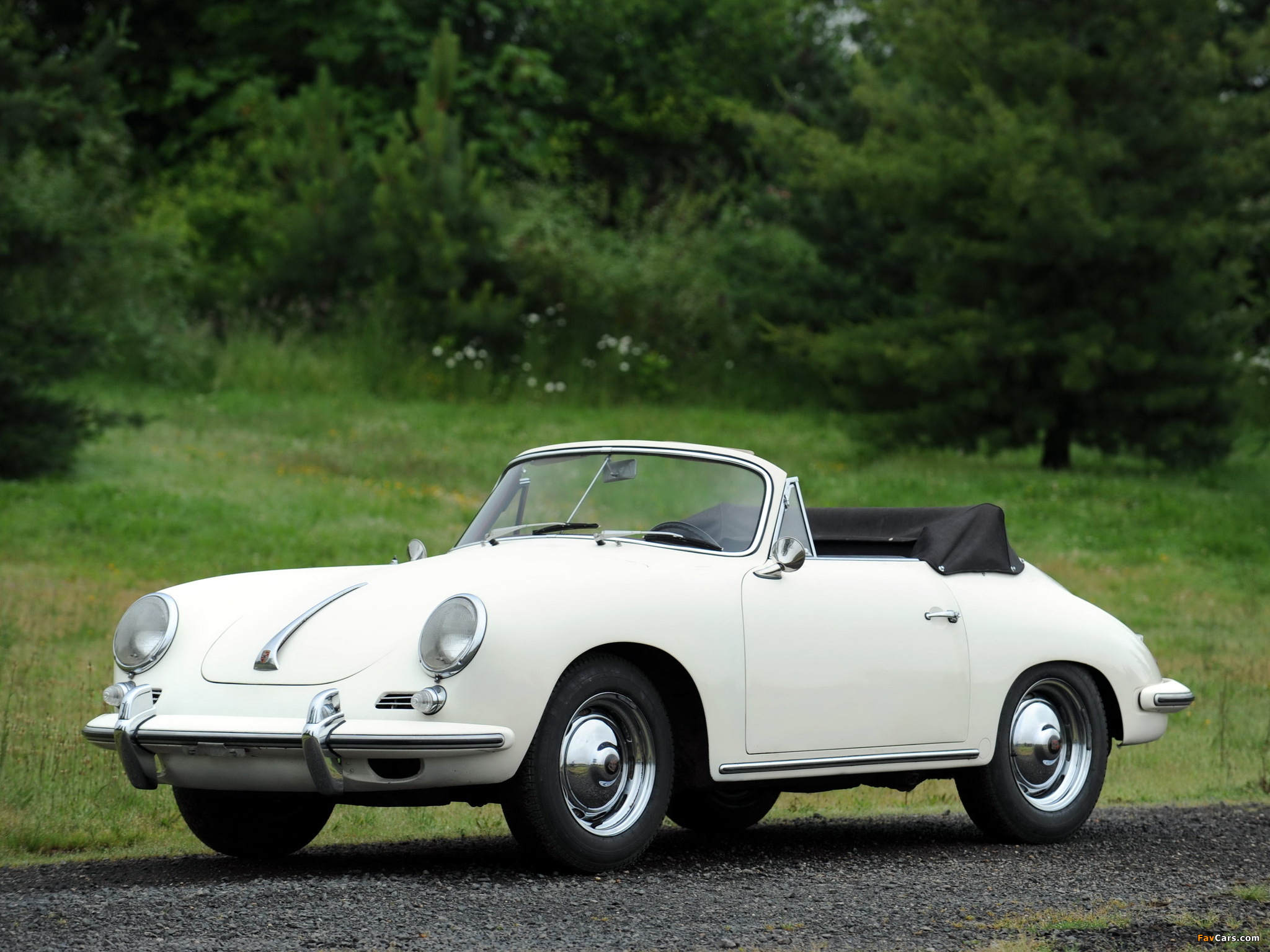 Porsche 356B 1600 Cabriolet 1959–63 wallpapers (2048 x 1536)