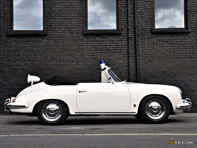 Porsche 356B Cabriolet by Reutter Polizei (T5) 1960–62 photos (800 x 600)