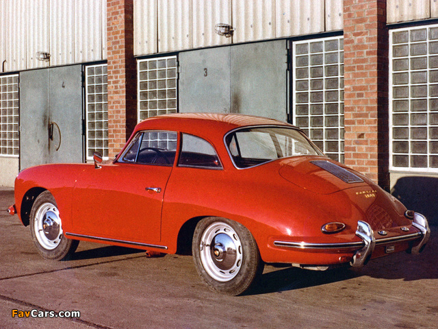 Porsche 356B 1600 Super Coupe by Karmann 1961–62 pictures (640 x 480)