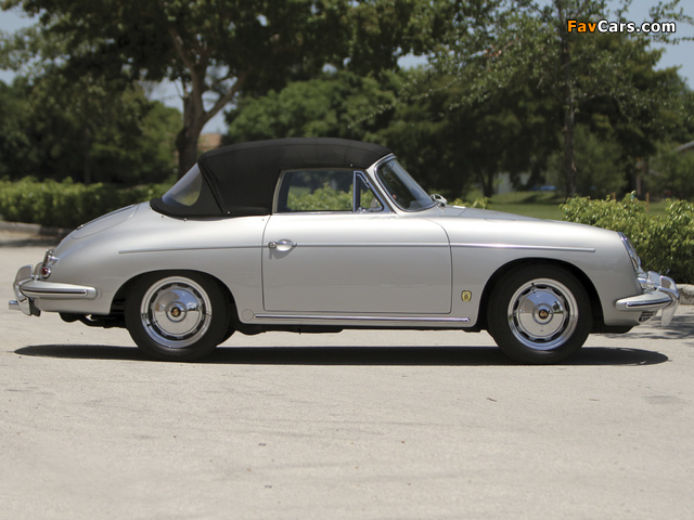 Porsche 356B 1600 Cabriolet by Reutter (T6) 1962–63 images (640 x 480)