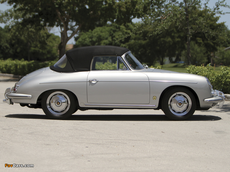 Porsche 356B 1600 Cabriolet by Reutter (T6) 1962–63 images (800 x 600)