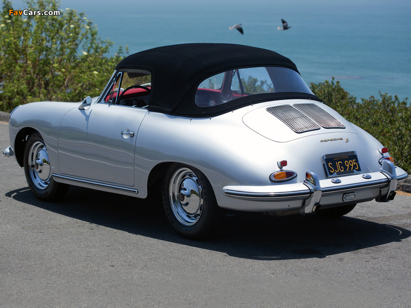 Porsche 356B 1600 S Cabriolet US-spec (T6) 1962–63 images (800 x 600)