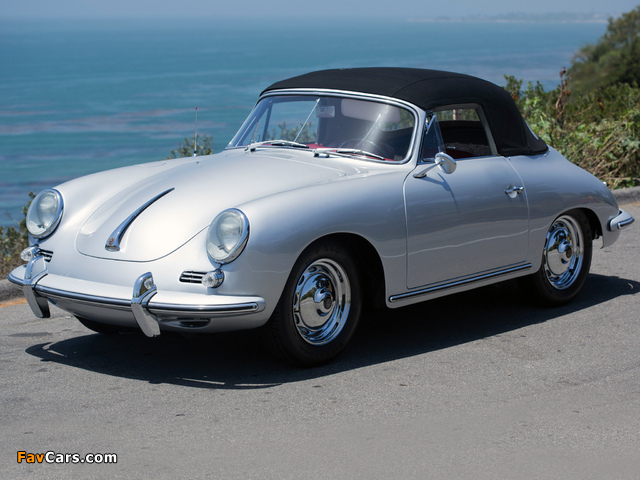 Porsche 356B 1600 S Cabriolet US-spec (T6) 1962–63 images (640 x 480)