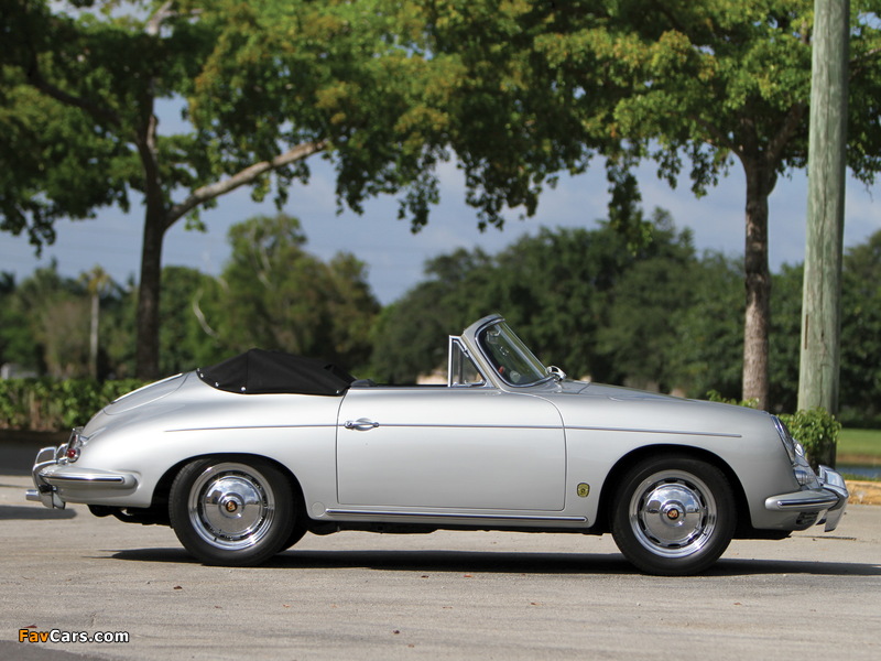 Porsche 356B 1600 Cabriolet by Reutter (T6) 1962–63 photos (800 x 600)