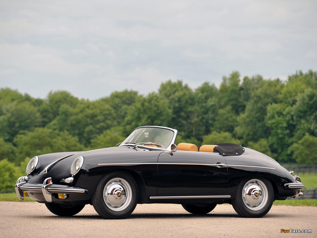 Porsche 356B 1600 S Roadster by Dieteren Freres (T6) 1962–63 wallpapers (1024 x 768)