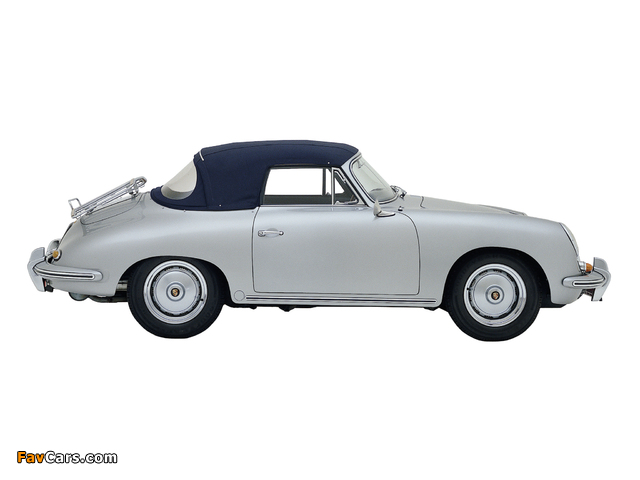 Porsche 356B 1600 Cabriolet 1959–63 wallpapers (640 x 480)