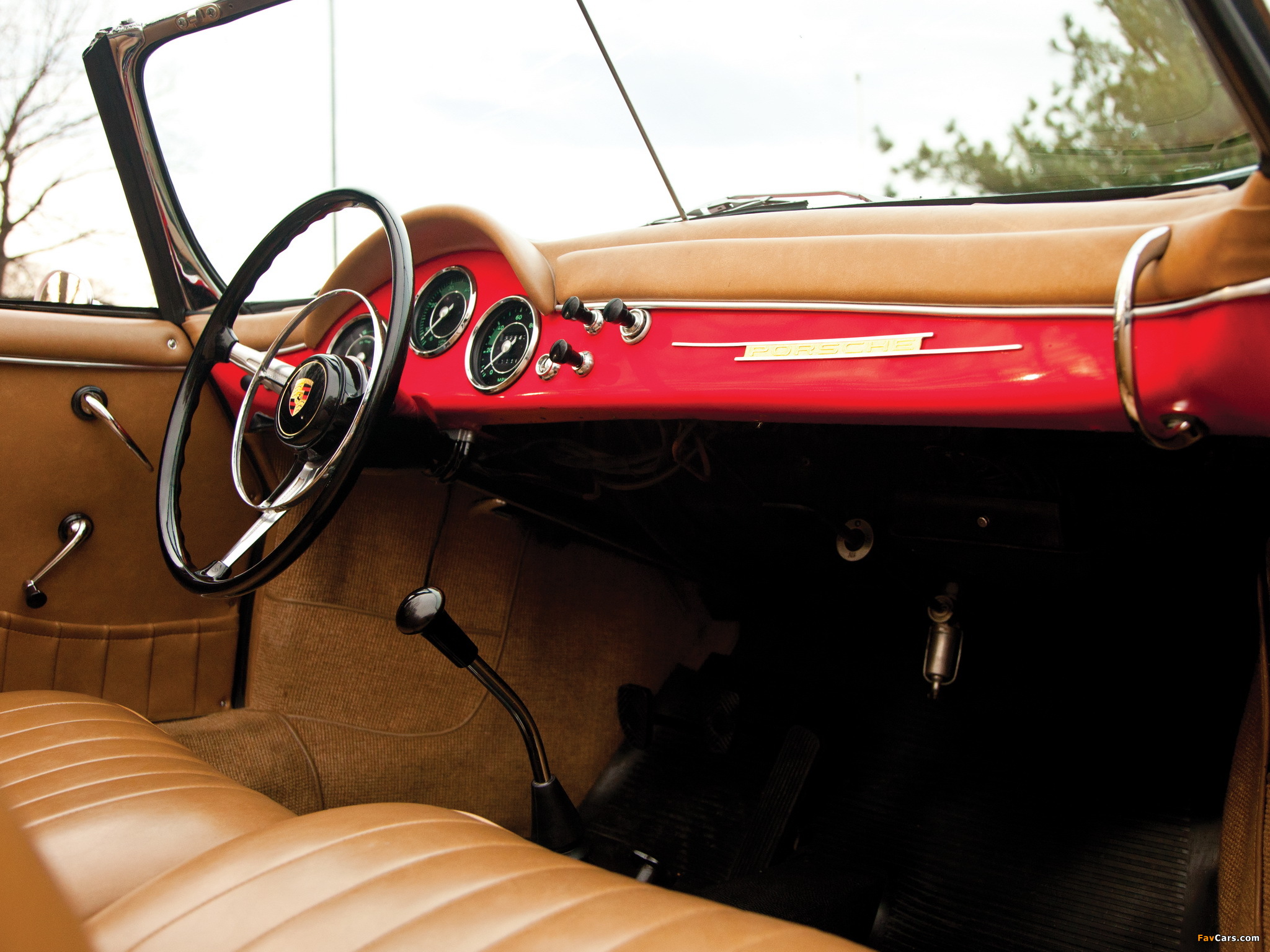 Porsche 356B 1600 Cabriolet by Drauz (T5) 1959–62 wallpapers (2048 x 1536)