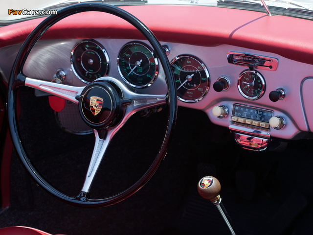 Porsche 356B 1600 S Cabriolet US-spec (T6) 1962–63 wallpapers (640 x 480)