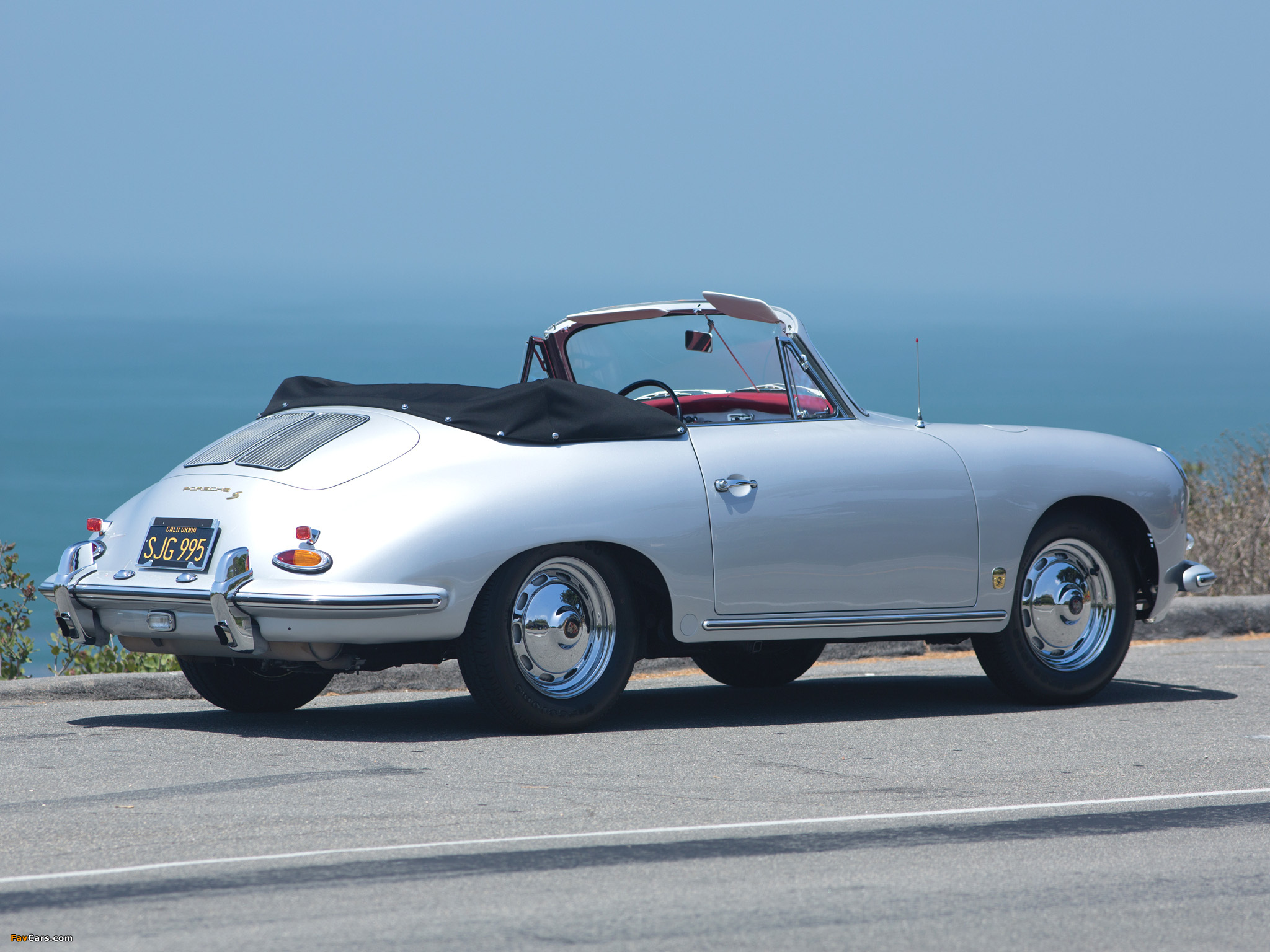 Porsche 356B 1600 S Cabriolet US-spec (T6) 1962–63 wallpapers (2048 x 1536)