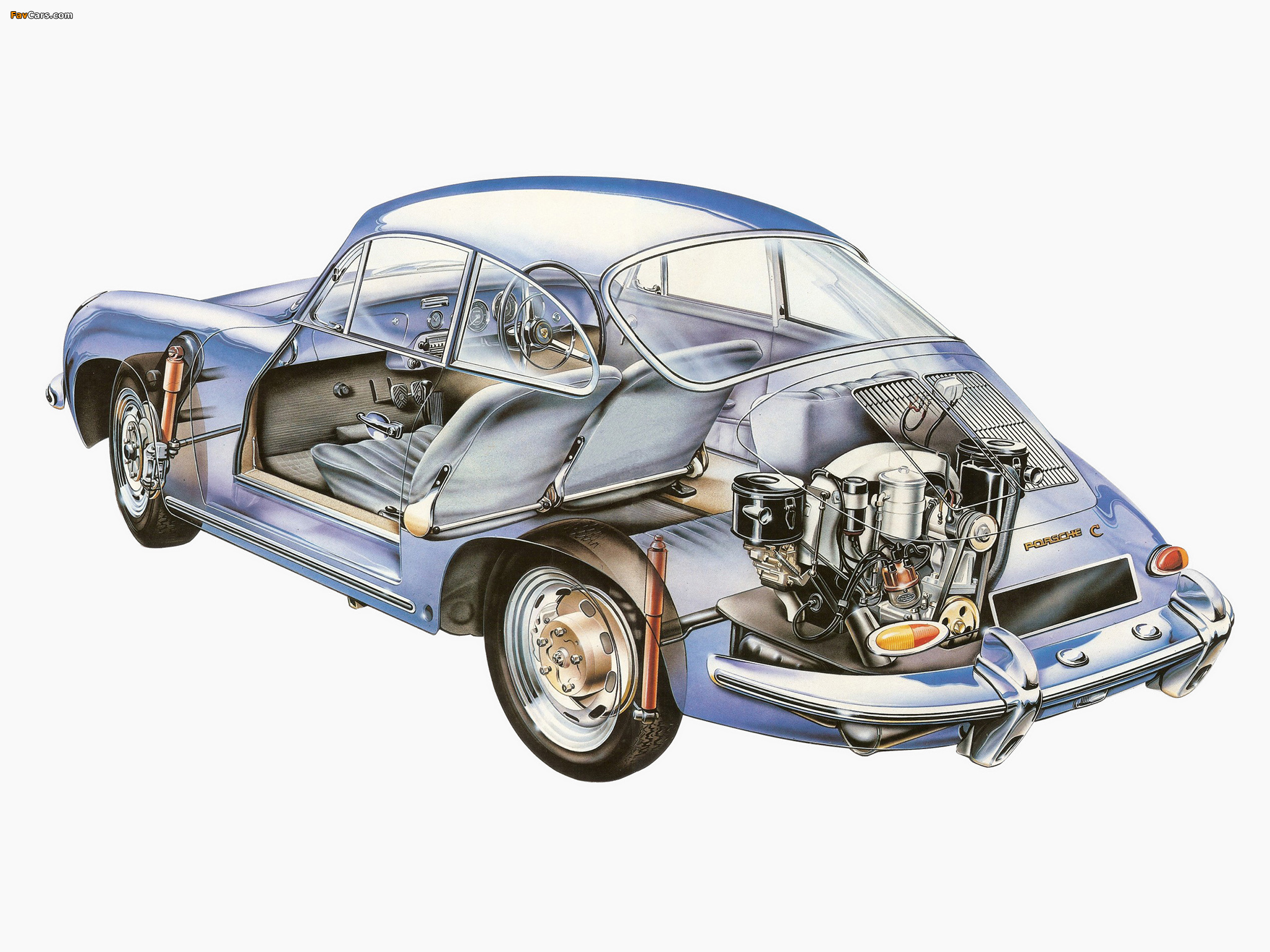 Porsche 356C 1600 Coupe 1963–65 images (2048 x 1536)