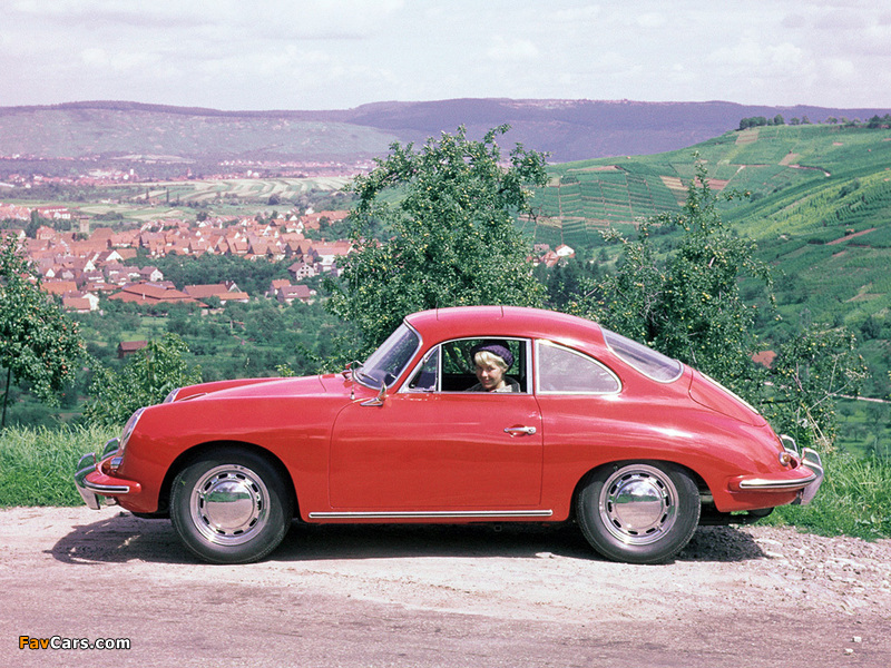 Porsche 356C 1600 Coupe 1963–65 wallpapers (800 x 600)