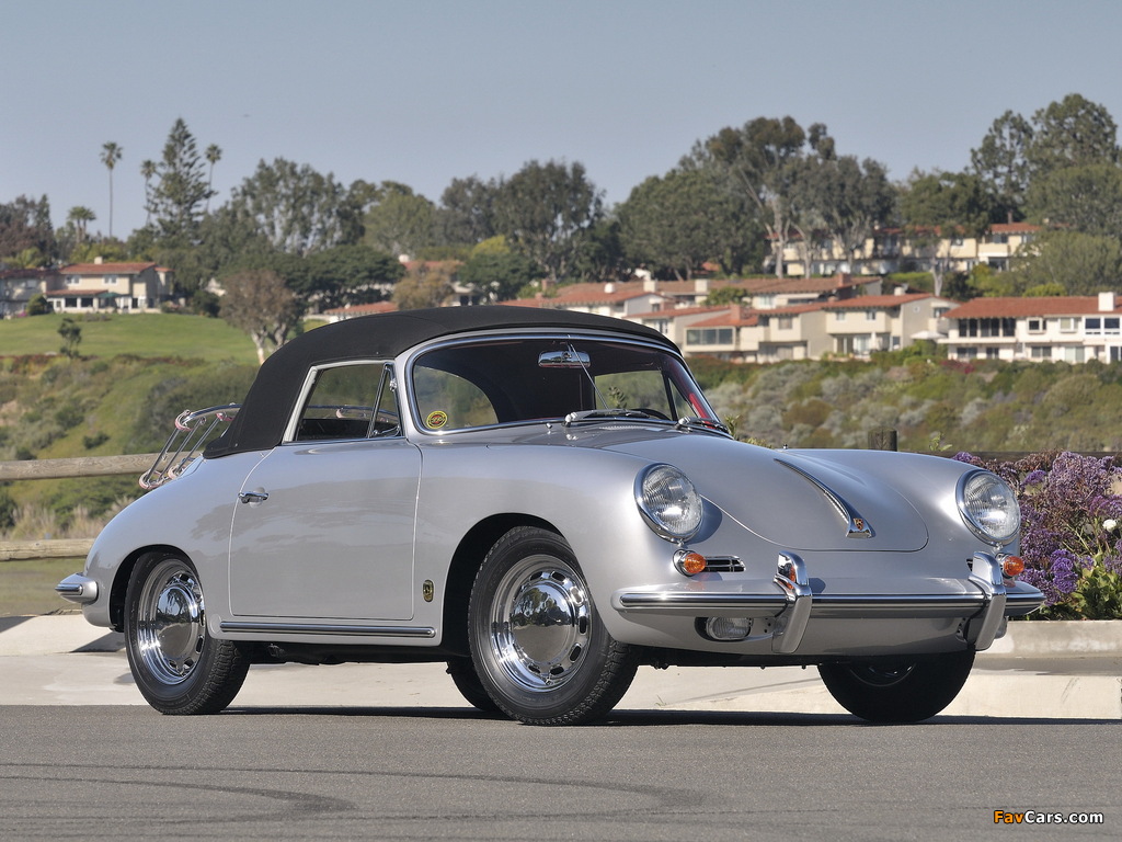 Porsche 356 SC Cabriolet Early Production Prototype 1963 wallpapers (1024 x 768)