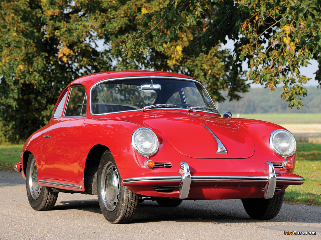 Porsche 356C 1600 Coupe 1963–65 wallpapers (1024 x 768)