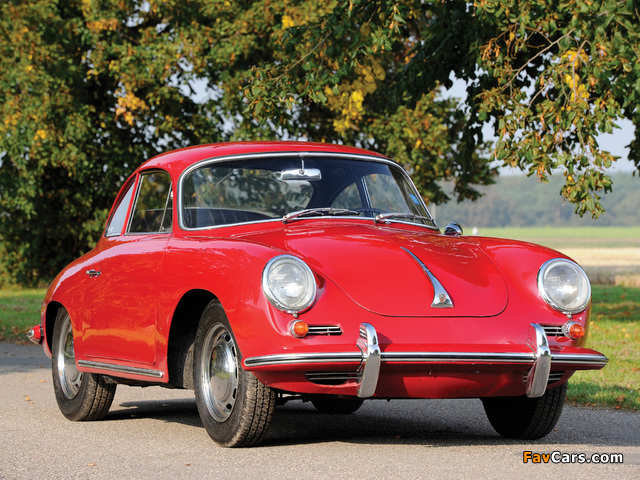 Porsche 356C 1600 Coupe 1963–65 wallpapers (640 x 480)