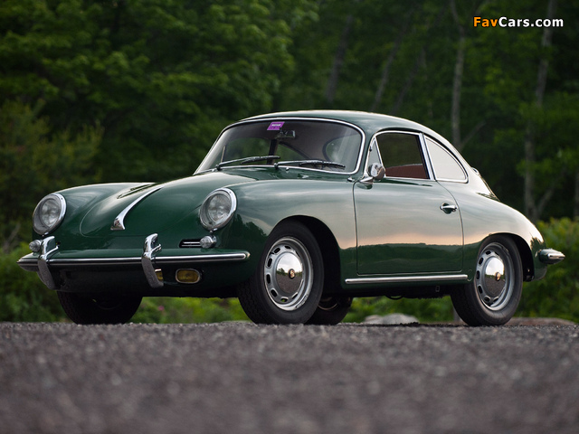 Porsche 356C 1600 Coupe by Karmann 1964 photos (640 x 480)