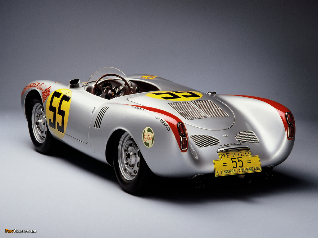 Porsche 550 RS Spyder Carrera Panamericana 1954–55 photos (1024 x 768)