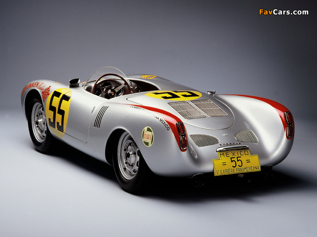 Porsche 550 RS Spyder Carrera Panamericana 1954–55 photos (640 x 480)