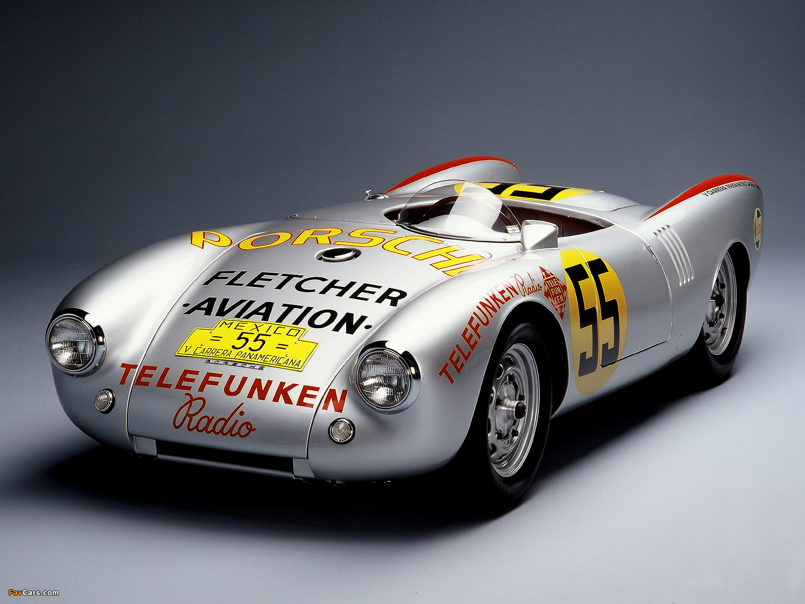 Porsche 550 RS Spyder Carrera Panamericana 1954–55 wallpapers (1600 x 1200)