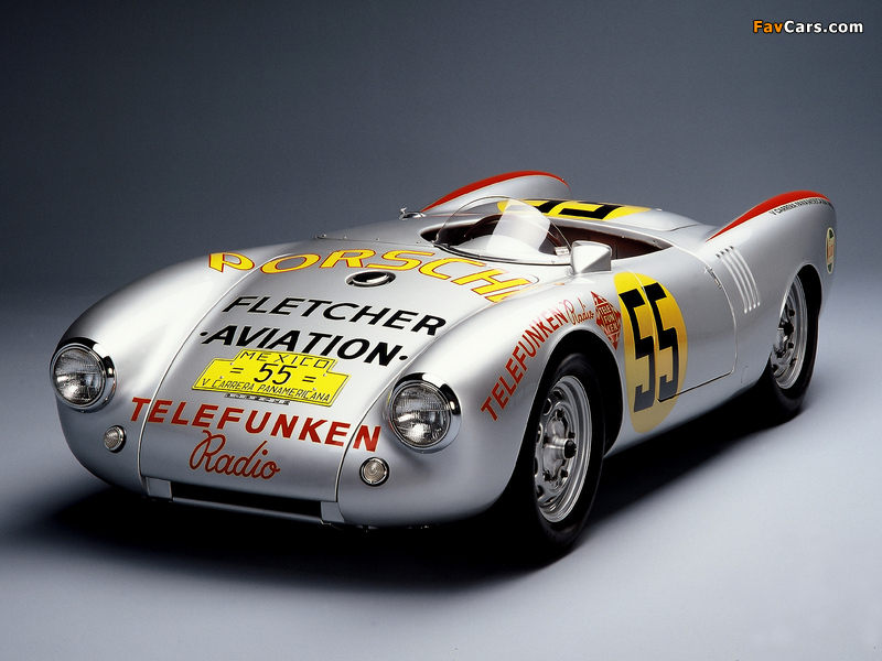 Porsche 550 RS Spyder Carrera Panamericana 1954–55 wallpapers (800 x 600)