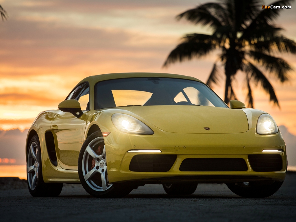 Images of Porsche 718 Cayman S North America (982C) 2016 (1024 x 768)