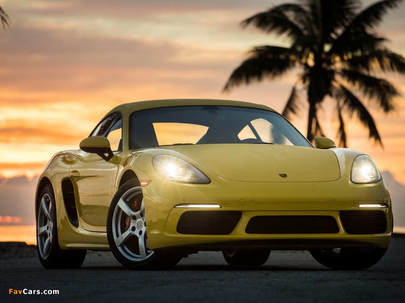 Images of Porsche 718 Cayman S North America (982C) 2016 (800 x 600)