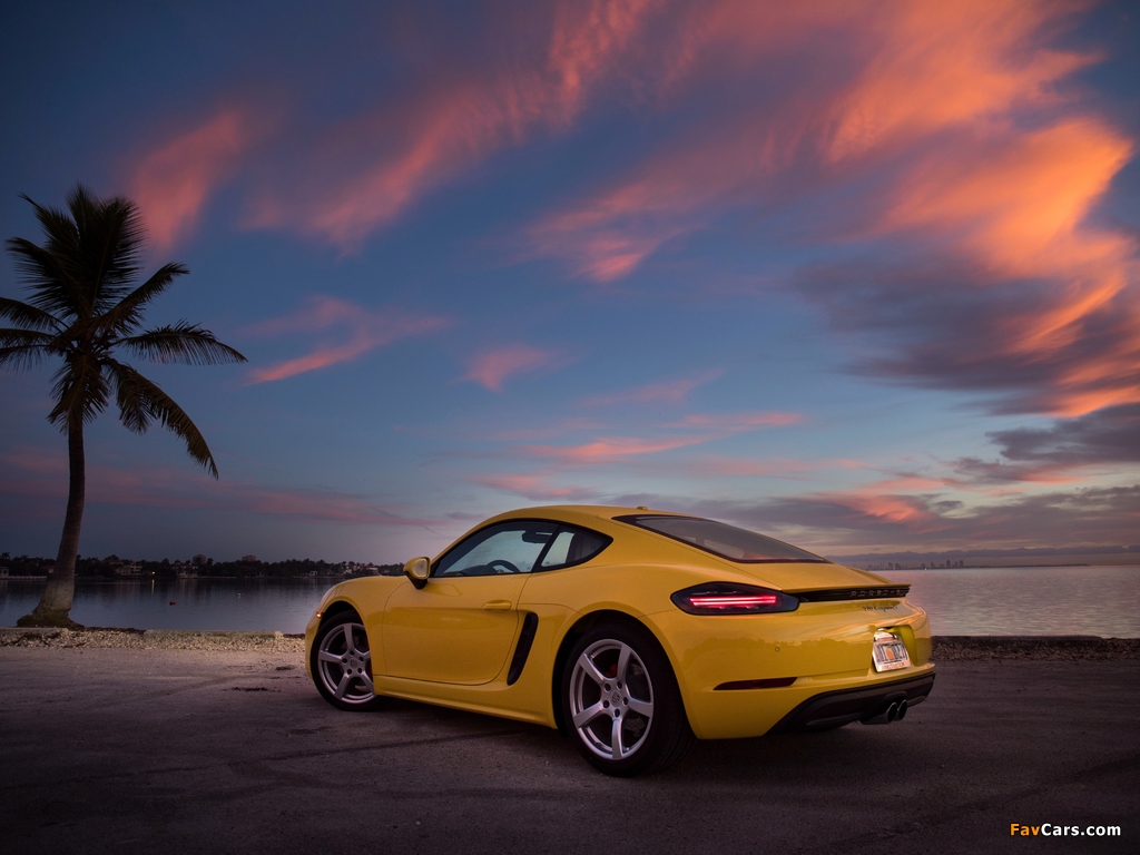 Porsche 718 Cayman S North America (982C) 2016 images (1024 x 768)