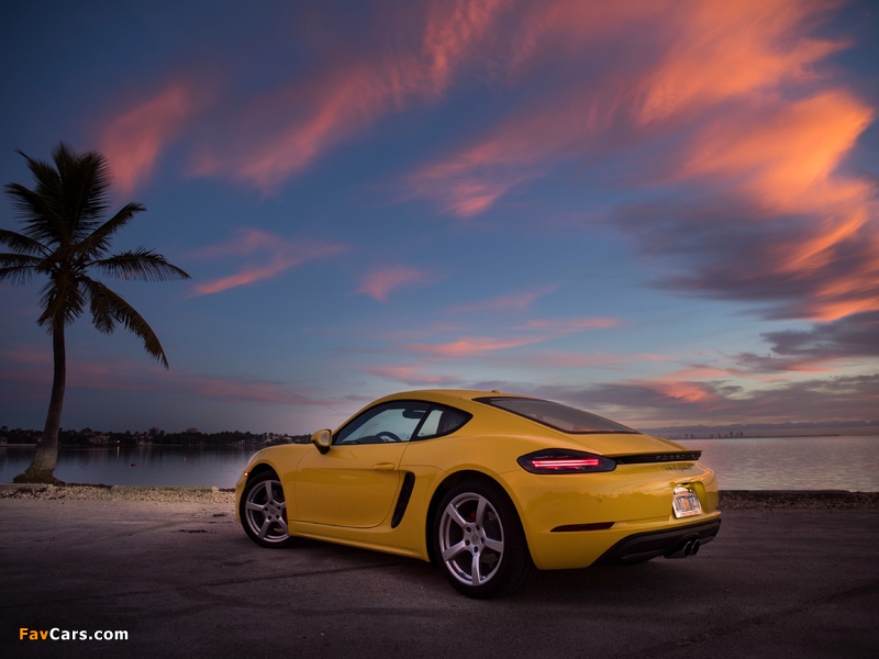 Porsche 718 Cayman S North America (982C) 2016 images (800 x 600)