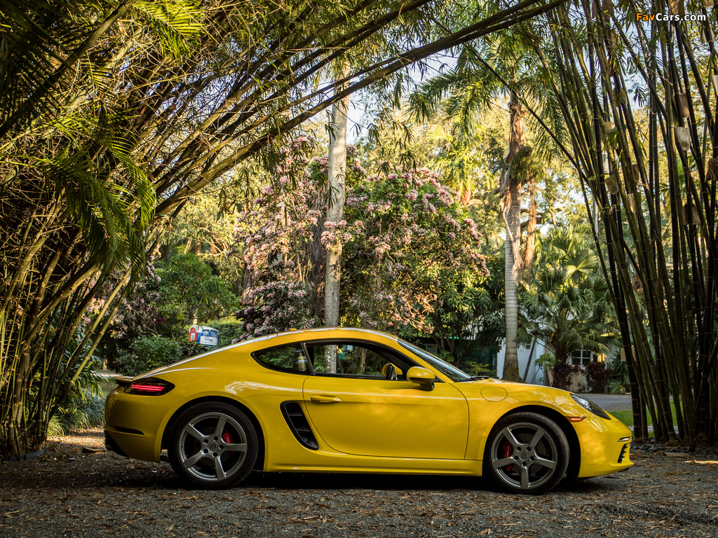 Porsche 718 Cayman S North America (982C) 2016 photos (1024 x 768)