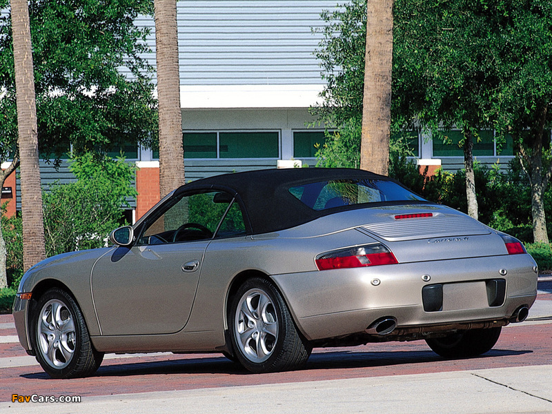 Images of Porsche 911 Carrera 4 Cabriolet US-spec (996) 1998–2001 (800 x 600)