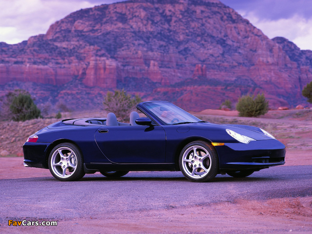 Images of Porsche 911 Carrera 4 Cabriolet US-spec (996) 2001–04 (640 x 480)