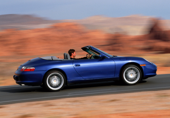 Images of Porsche 911 Carrera Cabriolet US-spec (996) 2001–04