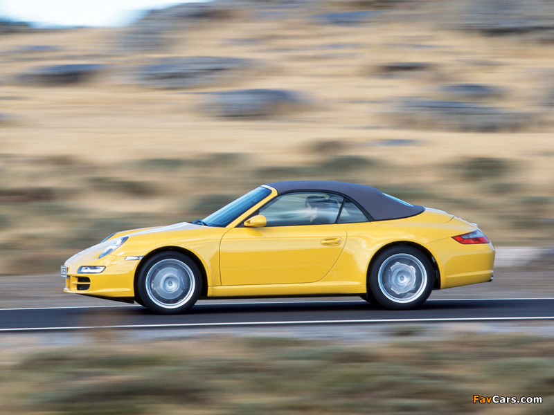 Images of Porsche 911 Carrera Cabriolet (997) 2005–08 (800 x 600)