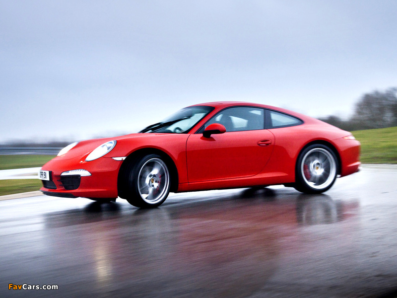 Images of Porsche 911 Carrera S Coupe UK-spec (991) 2011 (800 x 600)