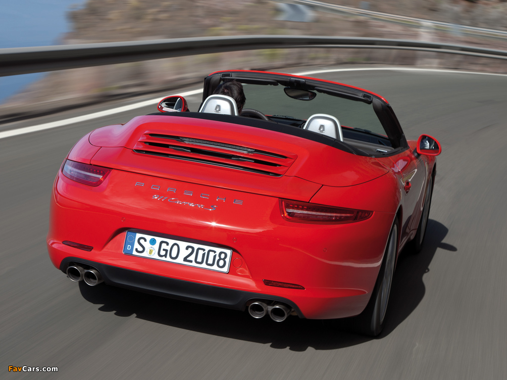 Images of Porsche 911 Carrera S Cabriolet (991) 2011 (1024 x 768)