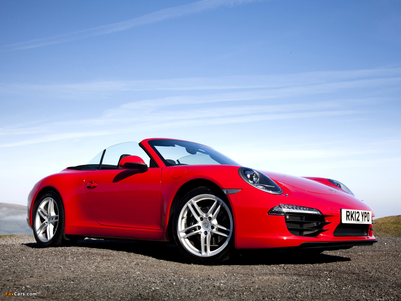 Images of Porsche 911 Carrera Cabriolet UK-spec (991) 2011 (1280 x 960)