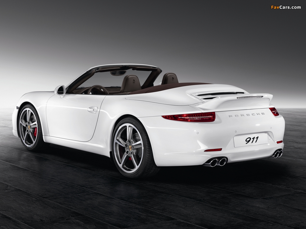 Images of Porsche 911 Carrera Cabriolet Sport Design Package (991) 2012 (1024 x 768)